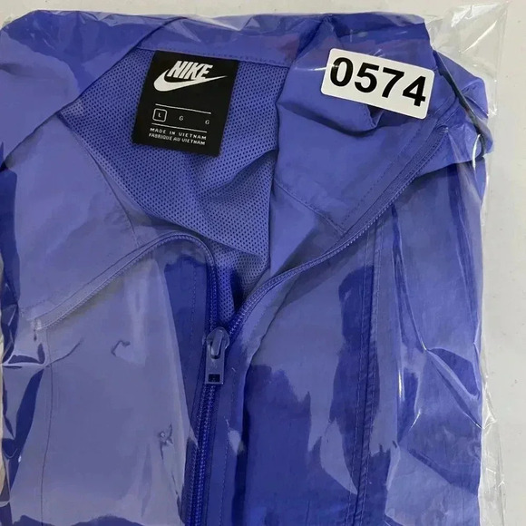 Nike Heritage Womens L Sportswear Woven Jacket 1/4 Zip Windbreaker Activewear - Picture 15 of 15